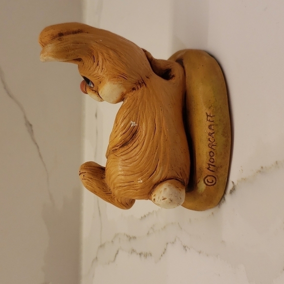 Vintage Moorcraft Striker Rabbit Figurine Hand Painted England - Picture 4 of 9